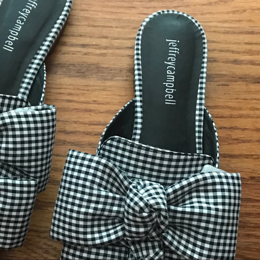 Jeffrey Campbell plaid Mules
